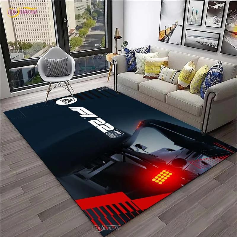 FIA F-Formula1 Světový Koberec do Obývacího Pokojí Ložnice Koberce Kuchyň Dětské Dveře Protiskluzové Podložky Narozeninový dárek Fotografické rekvizity Koberec