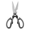 Multifunctional Shr Stainless Steel Scissor for Kitchen Cloth Walnut