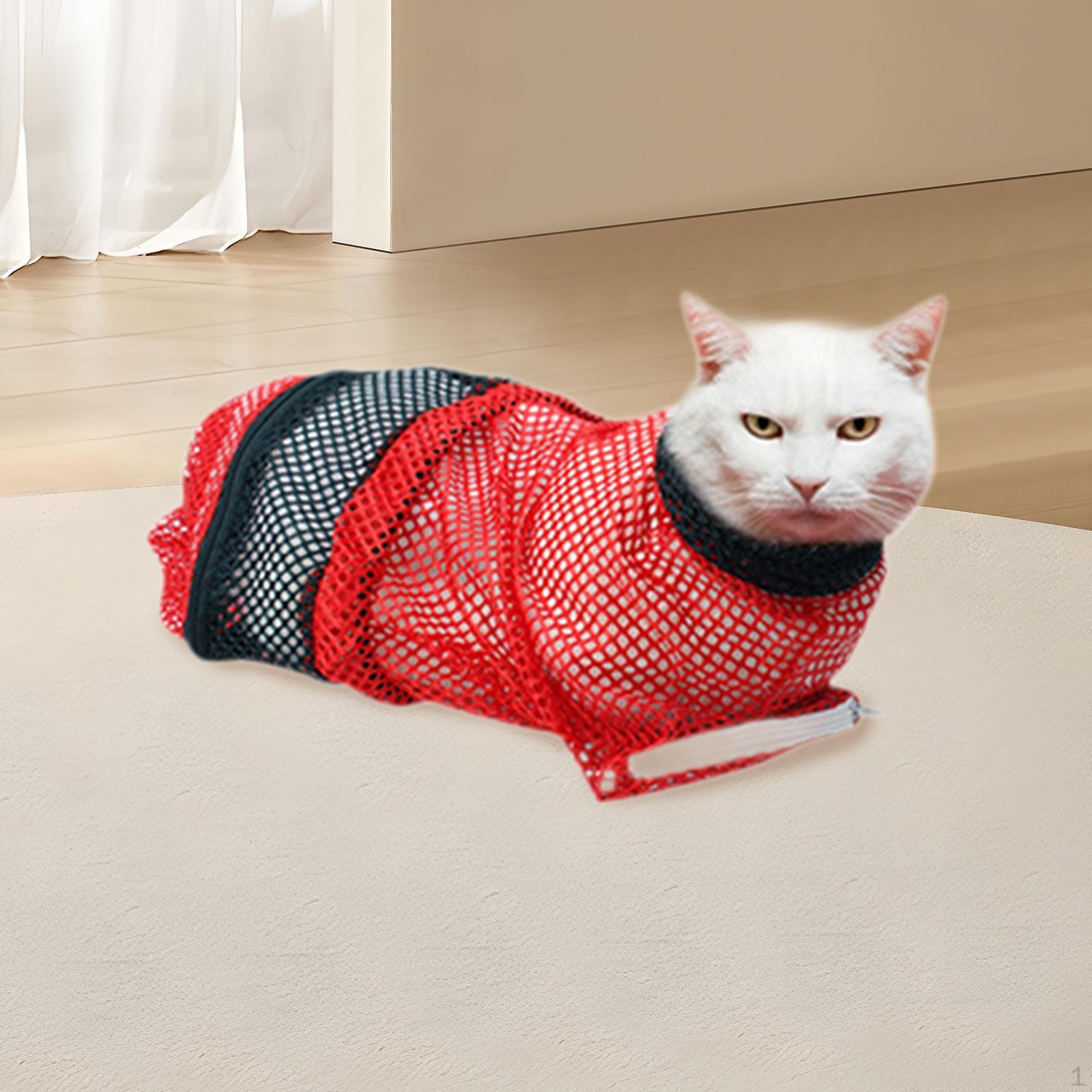 

Кошачий мешок Душ Ограничение Аксессуары красный