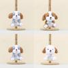 Plush Dog Keychain With Cotton Filling For Bag Decor And Gift For Kids