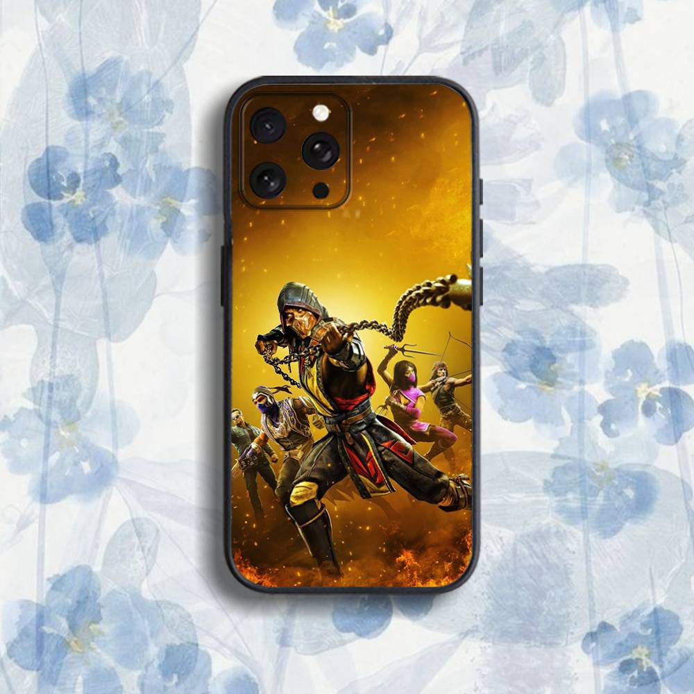 Mortal K-Kombat Game  Phone Case For iPhone 17,16,15,14,13,12,Pro,Max,Plus,E,SE4,Air,Mini Black Soft Box