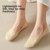 Thin Breathable No Show Socks Silicone Grip Girls Summer Socks New Invisible Socks  for High Heels