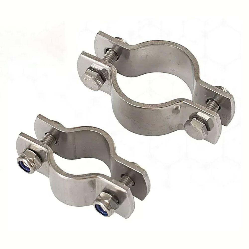 1Pcs Thickened Flat Clamp Pipe Hanger Bracket Clamp Tube Support Clip  for Plumbing Support