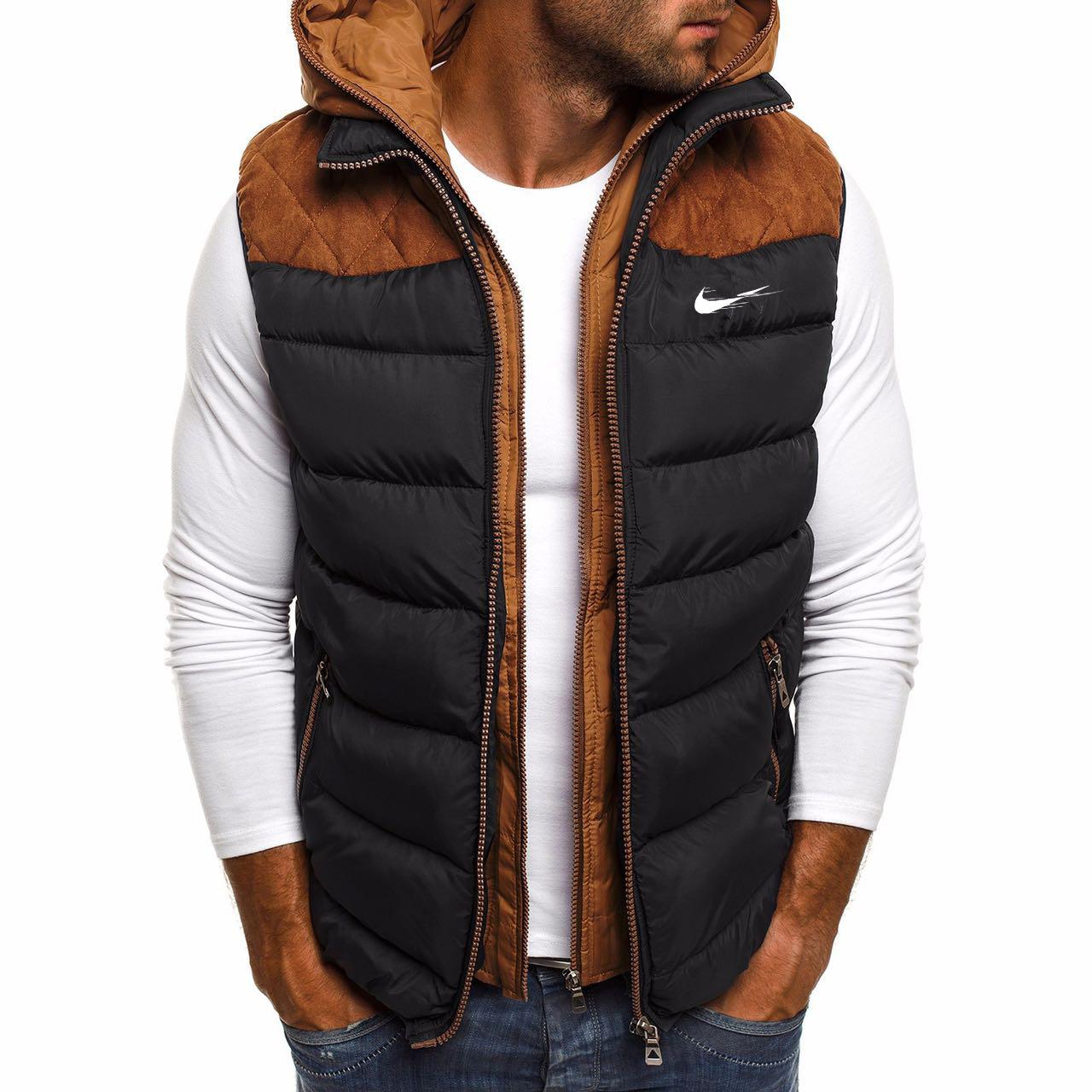 

Мужская осенне-зимняя брендовая утепленная хлопковая куртка, бейсбольная ветровка на молнии на подкладке, плюшевая куртка, мужское пальто, мужская куртка S чёрный