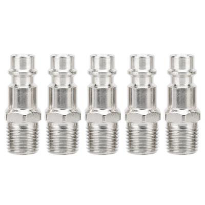 5 Stück Pneumatikwerkzeug-Anschluss Europäischer Stecker Industrielle Luftkupplung Kompressorzubehör