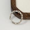 Personalized Korean Ribbed Knot Woven Retro Niche Openable Finger Ring