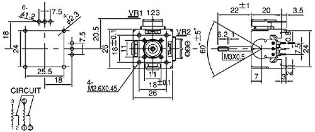 Tsubame Wireless Joystick TX-26PRR-B10K