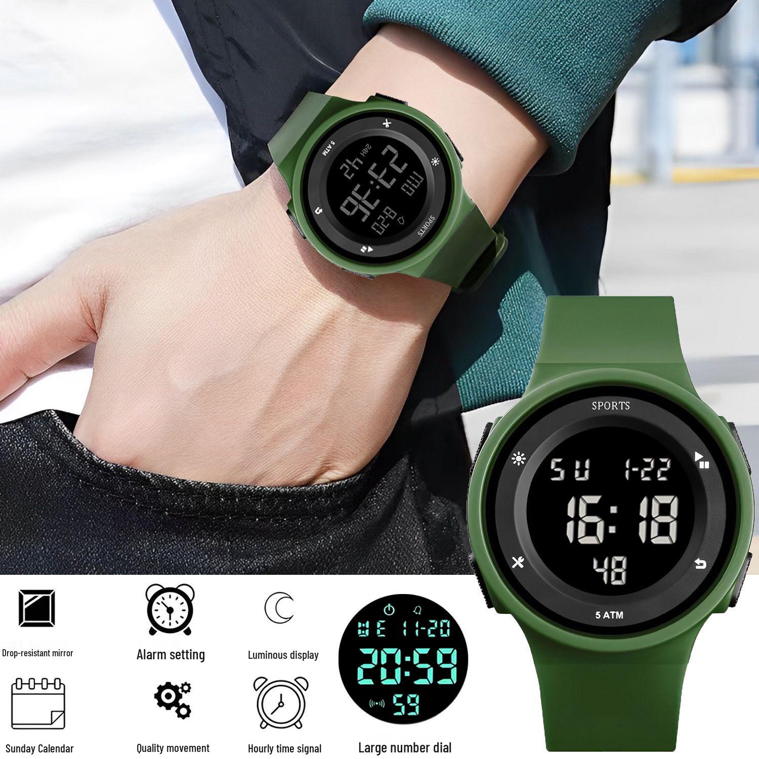 

Детские светящиеся электронные часы в корейском стиле – Будильник для студентов