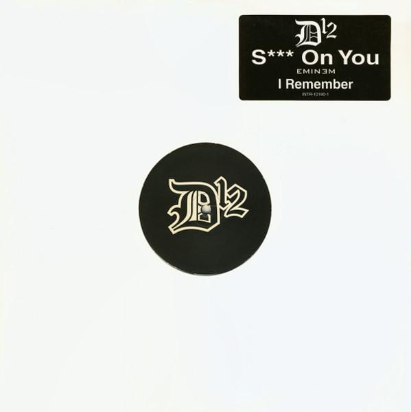 12inch Record D12 EMINEM Shit On You I Remember Dedicatio INTR101901 Shady Records 2000 US Rap HipHopRB Used
