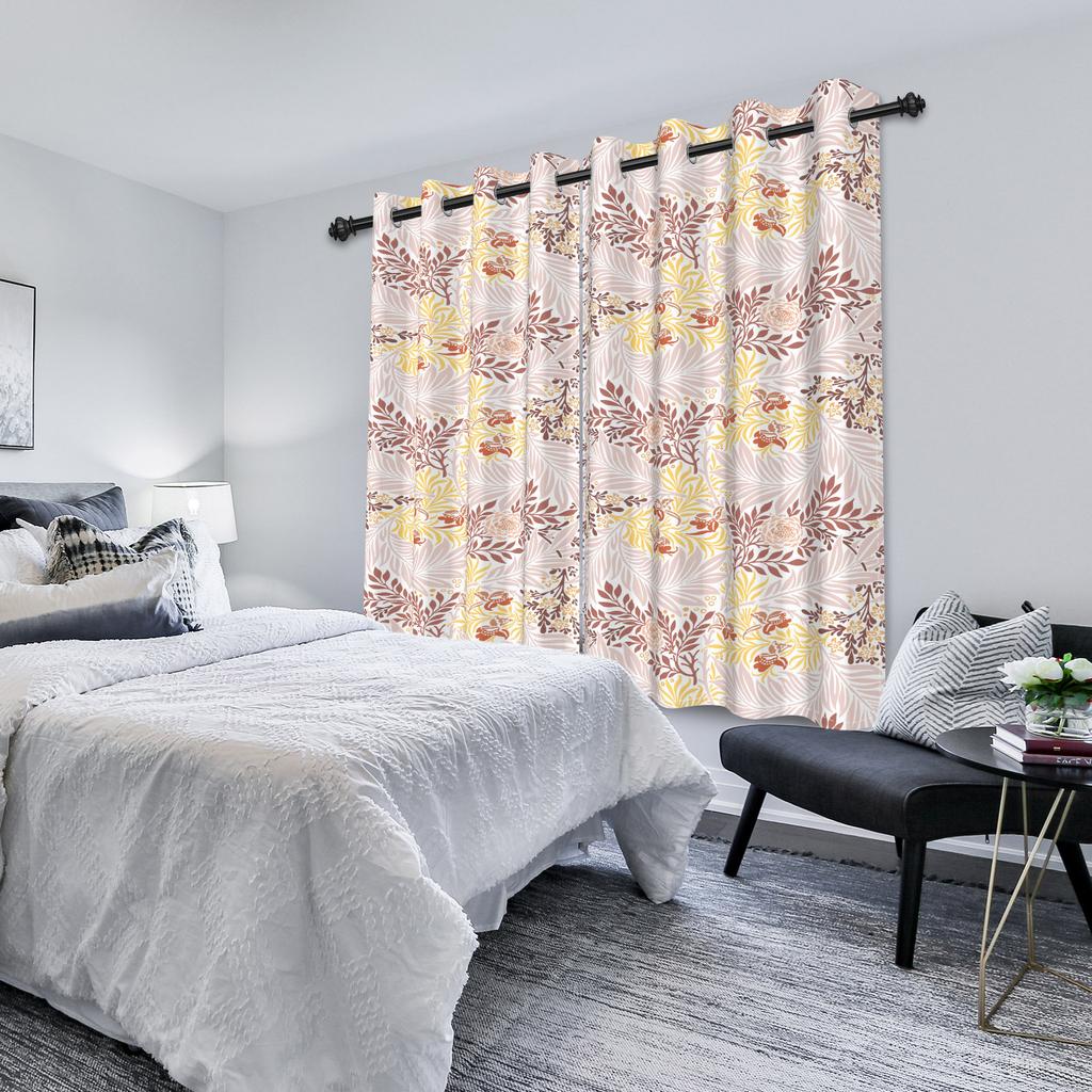 Minimalist Home Window Curtains Abstract Geometric Pattern Bedroom Hotel Living Room Kitchen Decor Windproof Curtain With Light Blocking Polyester