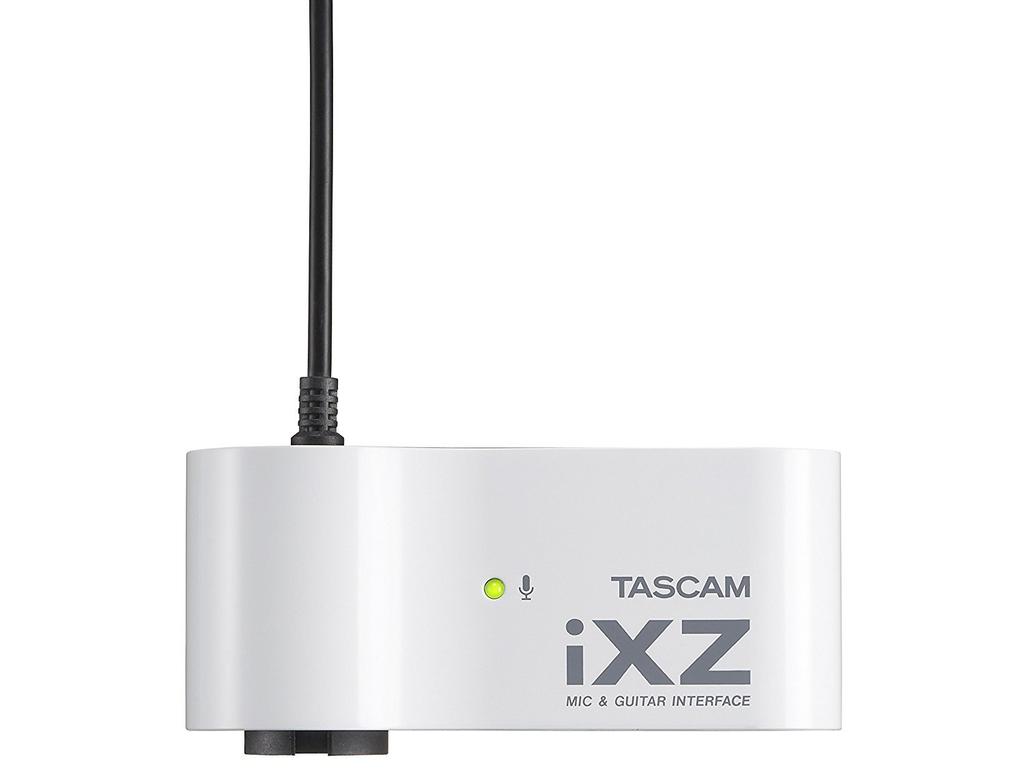 TASCAM IXZ Microphone Guitar Interface for Youtube Pocket Kara Music Production Live Streaming iPad/iPhone/iPod touch/Android