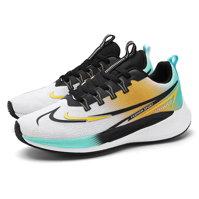 

Сверхлегкие амортизирующие нескользящие кроссовки для средней школы, мужские кроссовки с сетчатой поверхностью, дышащие, молодежные кроссовки с пружинящей подошвой 41