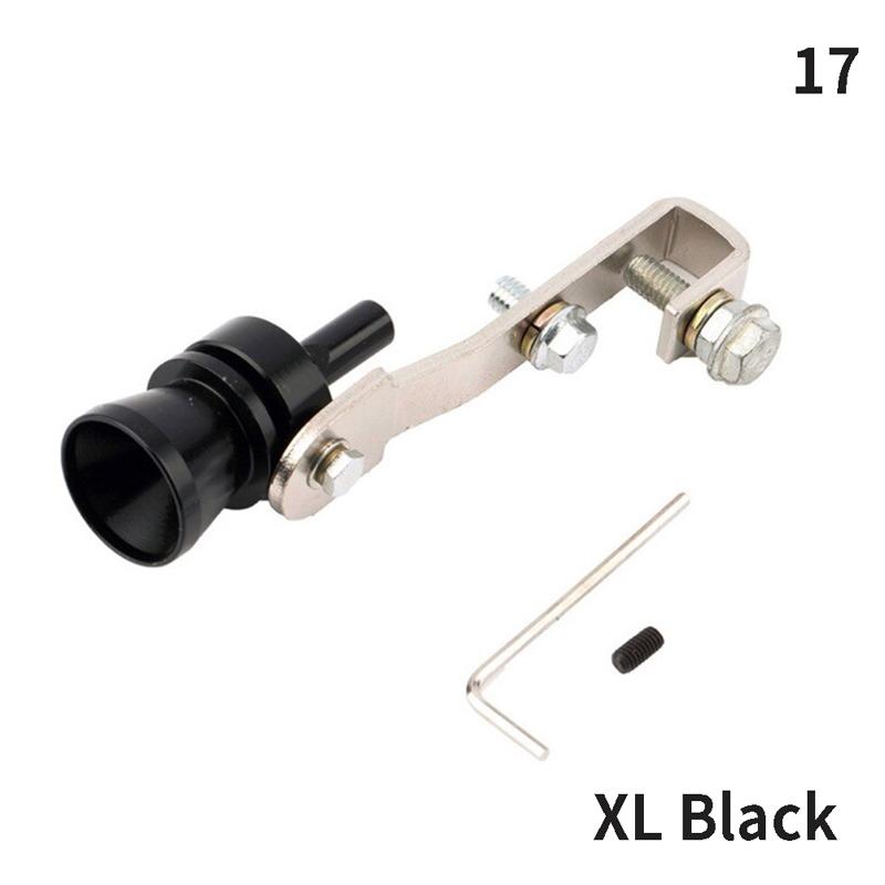 Motorbike Car Exhaust Fake Turbo Whistle Pipe Sound Muffler Blow Off Valve Universal Simulator Whistler