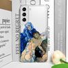 Vintage Oil Painting Van-Gogh Black Cat Phone Case for Samsung Galaxy A14 A16 A55 A54 A36 A53 A13 A15 A25 5G Scenery Clear Cover