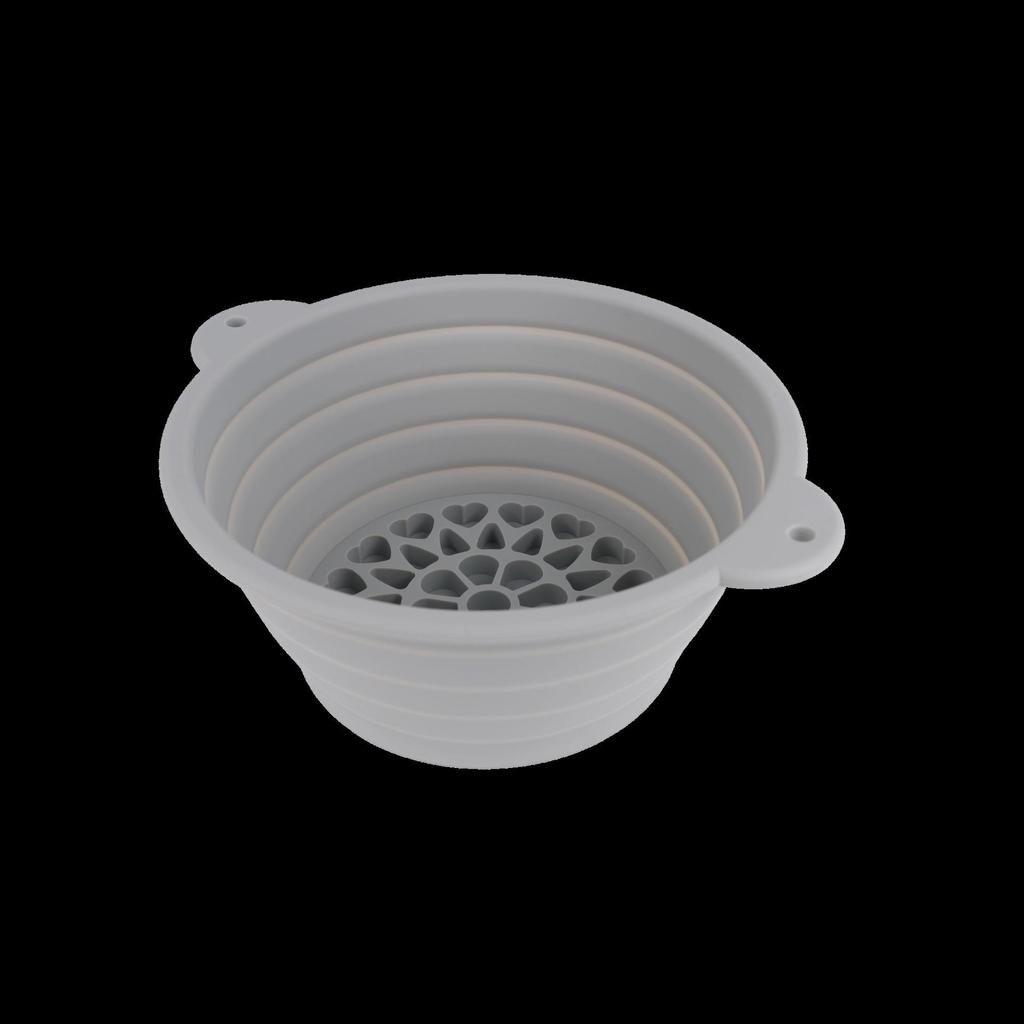 Silicone Folding Ice Pack Face Wash Basin for Travel and Outdoor Use