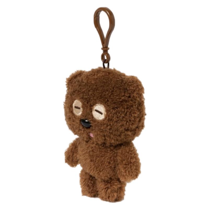1Pcs Cartoon Little Bear With Hat Doll Key Chain Pendant Plush Toy Doll Keychain Backpack Pendant Accessories Gift For Children