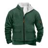 Men's Solid Color Zipper Pocket Zipper Sweatshirt Jacket Men's Sports Large Size Casual Sweatshirt Jacket