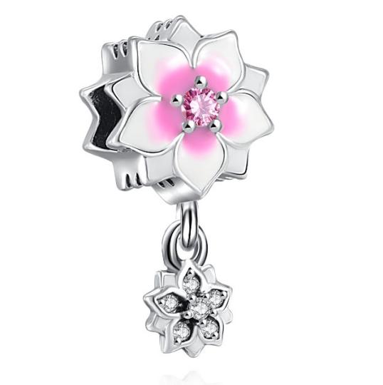 Exquisite925 Silver Flower, Cake Beads Butterfly, Mushroom Exquisite Bracelet Diy Accessories Exquisite Jewelry