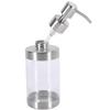 Transparent conditioner bottle with stainless steel stainless steel pump, conditioner/soap dispenser for kitchen or bath | Liquid soap dispensers