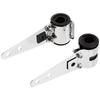 Motorcycle Headlight Stay Custom Long Type 27-39mm Steel Plated 205-0271