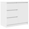 VidaXL Buffet with Drawer White 71x35x65 Cm Engineered Wood, Storage Furniture, Buffet, Entrance Furniture, Buffet Furniture 861571