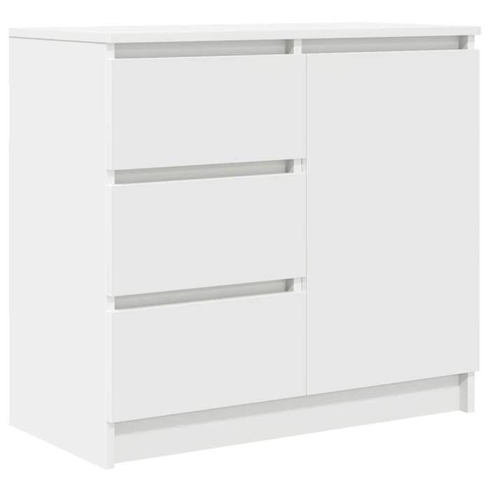 VidaXL Buffet with Drawer White 71x35x65 Cm Engineered Wood, Storage Furniture, Buffet, Entrance Furniture, Buffet Furniture 861571