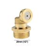 1 szt. 1/2" dysza mgiełkowa mosiężna złączka do rozpylacza złącze węża rozpylacza zraszacz wody regulowany ogród trawnik nawadnianie