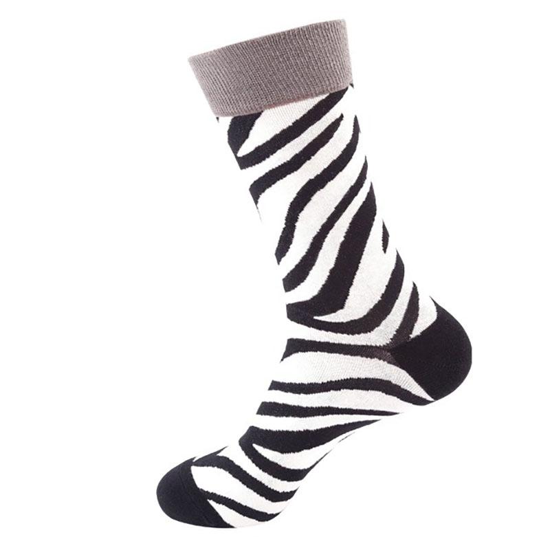 1 Pereche de Șosete Casual pentru Bărbați, cu Model Inedit, la Modă, cu Puncte Romboide Amuzante, Hip Hop, Șosete Medii pentru Femei