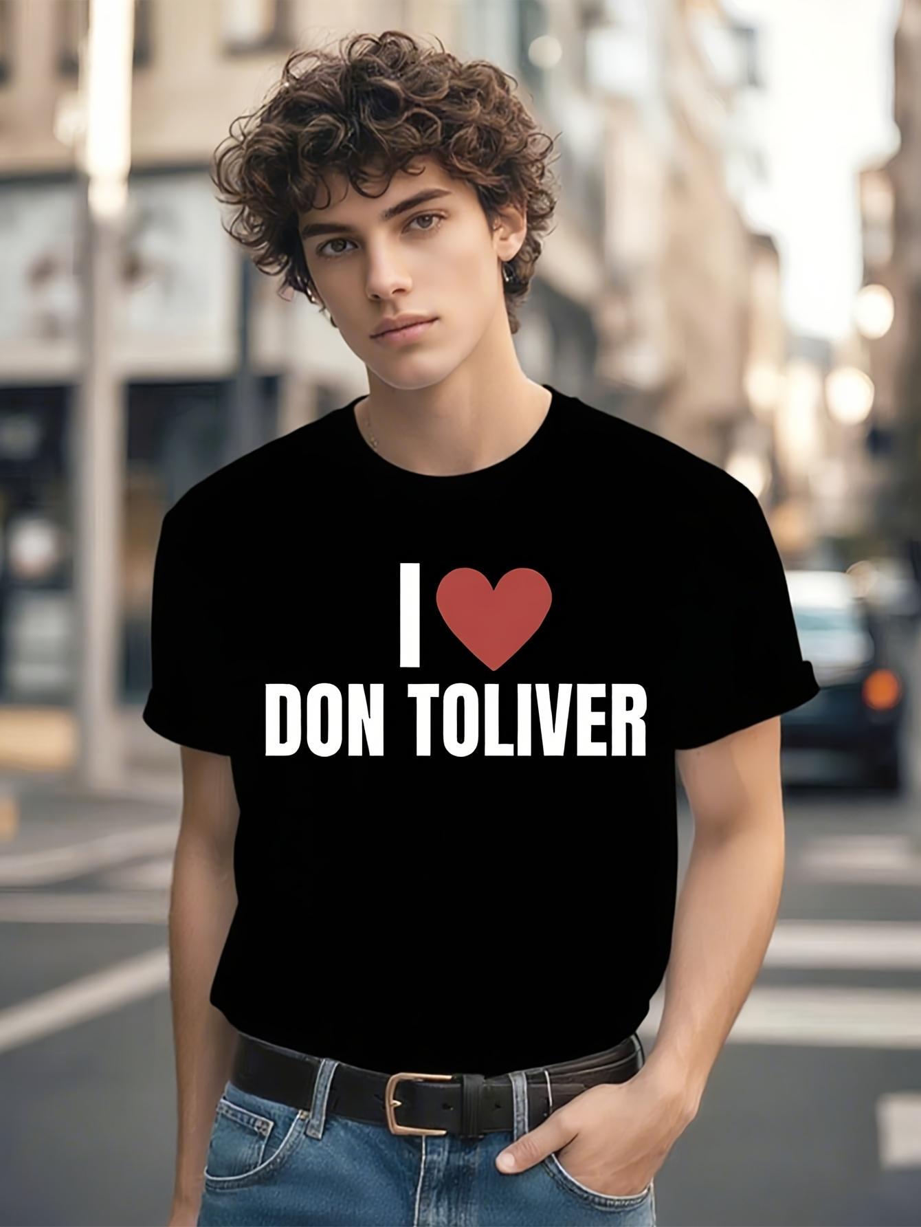 Love Don Toliver T-shirt Unisex Fashion Short Sleeve Men Women Hip Hop Oversized Crewneck T Shirts Male Casual Cotton Tshirt S