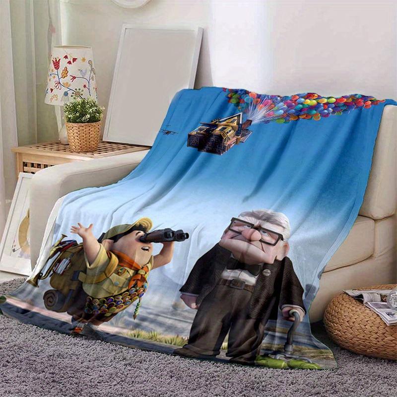 1pc, Up House Balloons Adventure Blanket Perfect for Home Decor, Couch Cover, Outdoor Blankets, Gifts, Throw