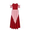 Women's Solid Colour Vintage Court Corset Cos Dresses