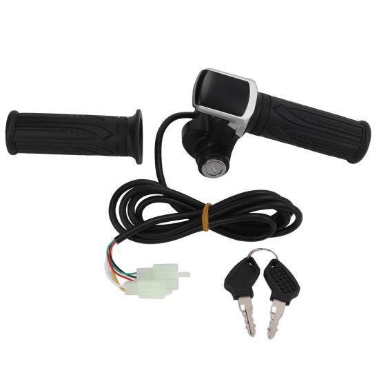 

Универсальный электрический велосипед, поворотная ручка дроссельной заслонки, 24 В, мощность, светодиодный дисплей, ручка дроссельной заслонки с ключом