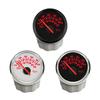 ELING Newest 52mm Oil Pressure Gauge 0-30Bar 0-435Psi Signal with Red Backlight for Motorcycle Boat Truck Universal 12V 24V