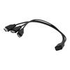 USB C Cable Simultaneous Charging Multiple Device Type C to Type C/Micros 5pin/Mini 5pin Fast Charging & Data Transfer