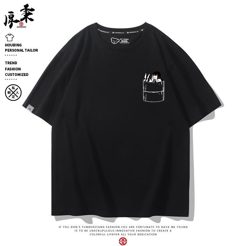 New Anime Nakahara Chuuya Dazai Osamu Cosplay Printed Short Sleeve TShirt Casual Tee Fashion Vintage Shirts Versatile In Summer