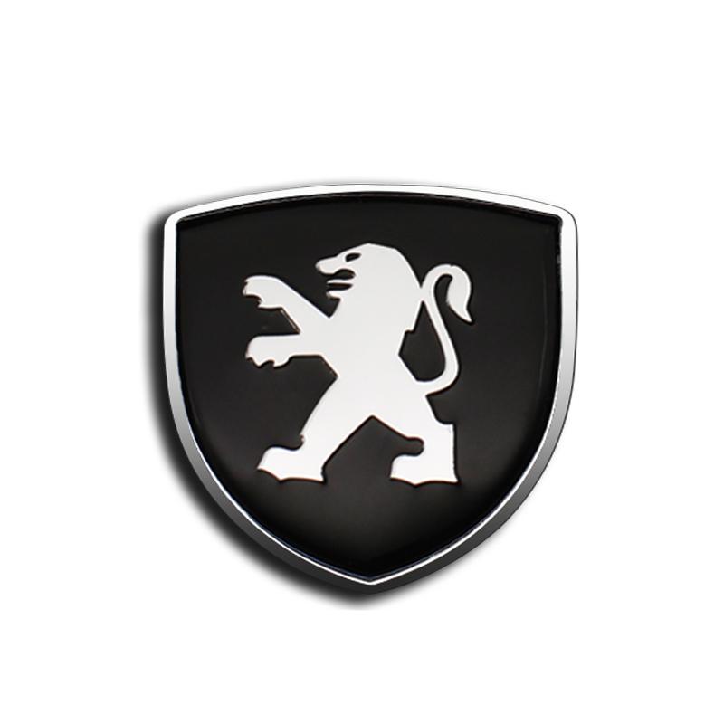 

1/2Pcs Car Styling 3D Metal Sticker Body Badge Decor Decal For Peugeot 408 4008 3008 Rifter 5008 508 2008 208 301 RCZ 407 Emblem