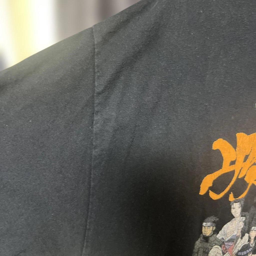 [USED] Naruto Group T-shirt Black NARUTO Shippuden