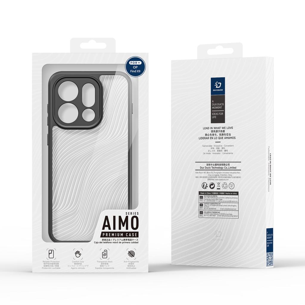 For Oppo Find X9 5G Case DUX DUCIS Aimo Series TPU+PC Matte Drop-proof Phone Cover (REACH Certification)