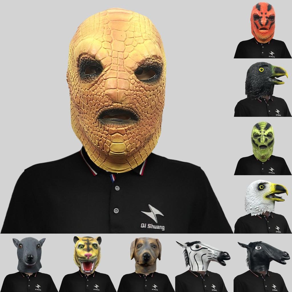 Creative Latex Animal Head Masks For Adults And Kids Perfect For Costume Events And Parties