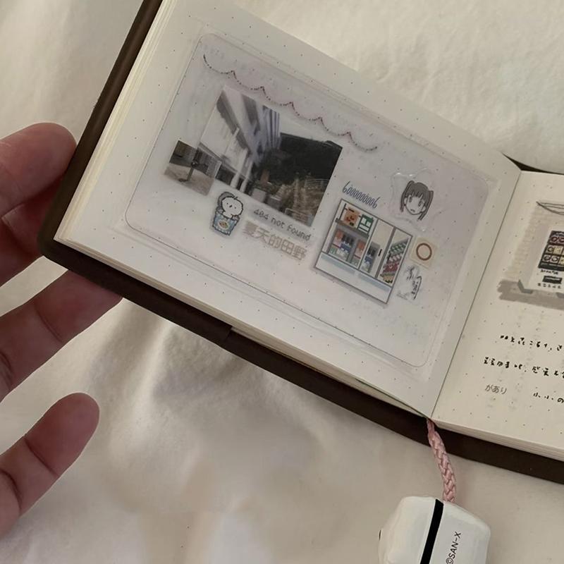 

Коричневая карманная книжка в японском стиле, нишевая, простая, портативная, мини-блокнот, дневник