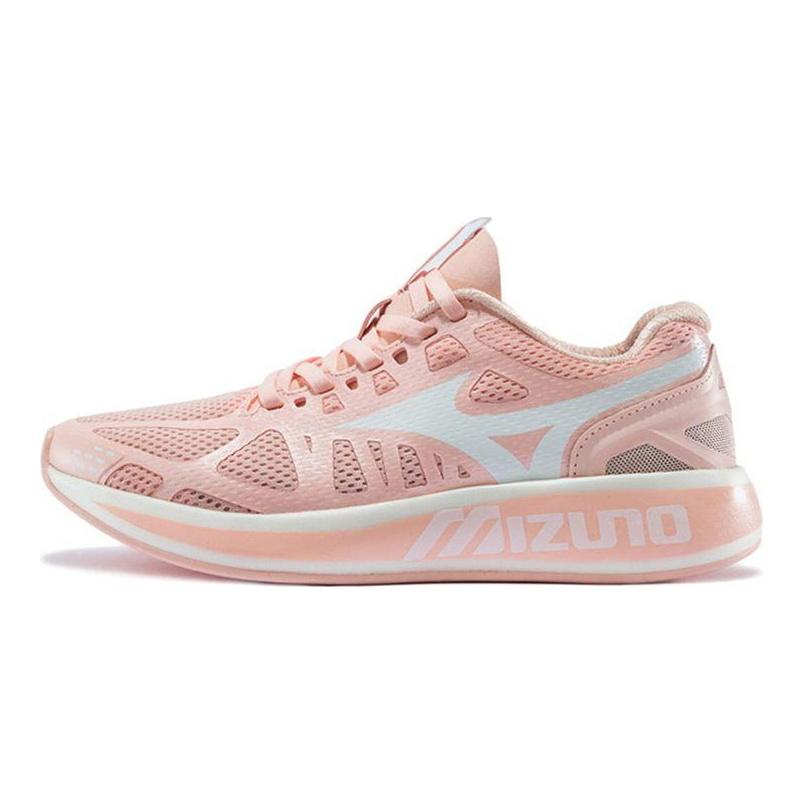 Mizuno Piloteer Trendy Comfortable Fabric Shock Absorption Non-Slip Wear-Resistant Breathable Low-Top Running Shoes Women sneaker Pink D1GH200103