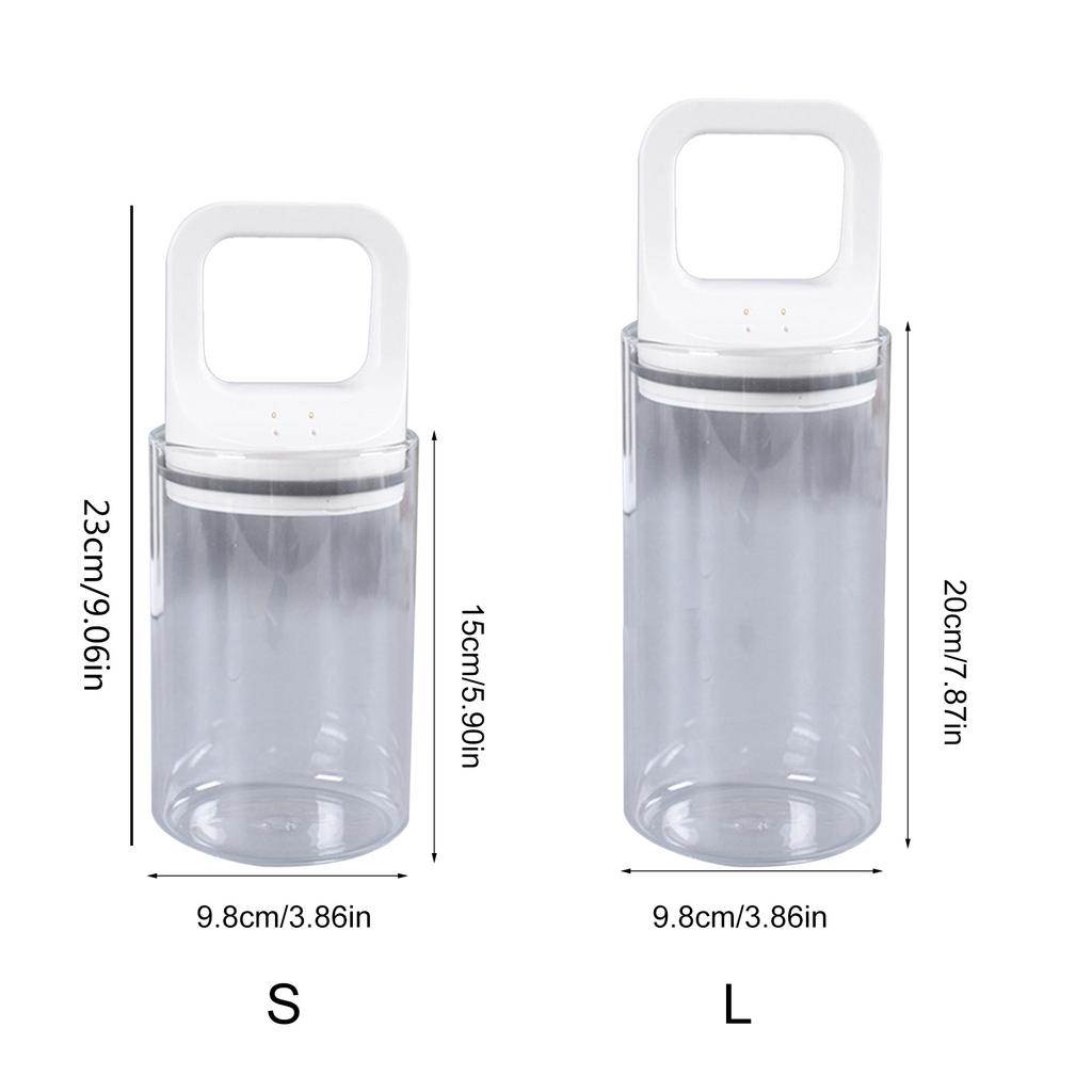 Large Capacity Glass Sealed Jar Quality Container for Ingredients Multifunctional Glass Food Preservation Canister