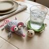 Heat Resistant Knitted Cup Mat Funny Insulation Pad Tableware Animal Drink Coaster  Desk Decor