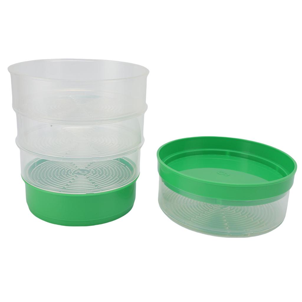 Crop Sprouter Round Shape Stackable Space Saving High Efficiency Crop Sprouting Container for