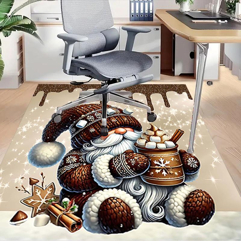 1 Stück Weihnachtsgnom Anti-Rutsch-Teppich, geeignet für Büro, Schlafzimmer und Spielzimmer. Kann auch als Sofafußstützenbezug verwendet werden-R95