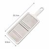 Shimomura Kihan, Made in Japan, Stainless Steel Slicer, Double-Sided, for Julienne and Thin Shredding, Salad and Garnish, White, Houchou-ya-san, Tsuba