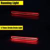 Red Lens 3 IN 1 LED Fog Lamp for Land Rover Discovery 3 LR3, Land Rover Discovery 4 LR4 & Range Rover Sport Rear Fog Bumper Reflector Brake Tail
