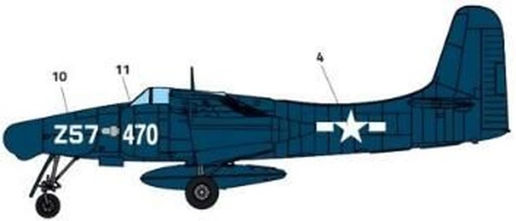 Fly Grumman Tigercat Plastic Model Kit FLX72068 1/72 F7F-3N (Airplane)