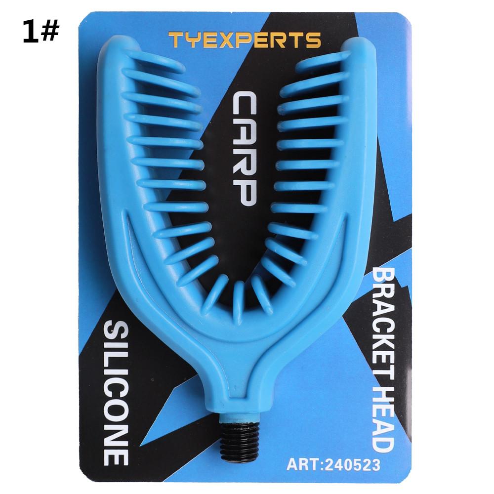 

FTK 1 шт. Подставка для держателя удочки для резьбы головки держателя предотвращает скольжение рыболовных снастей Подставка для захвата захвата удочки Инструмент светло-синий