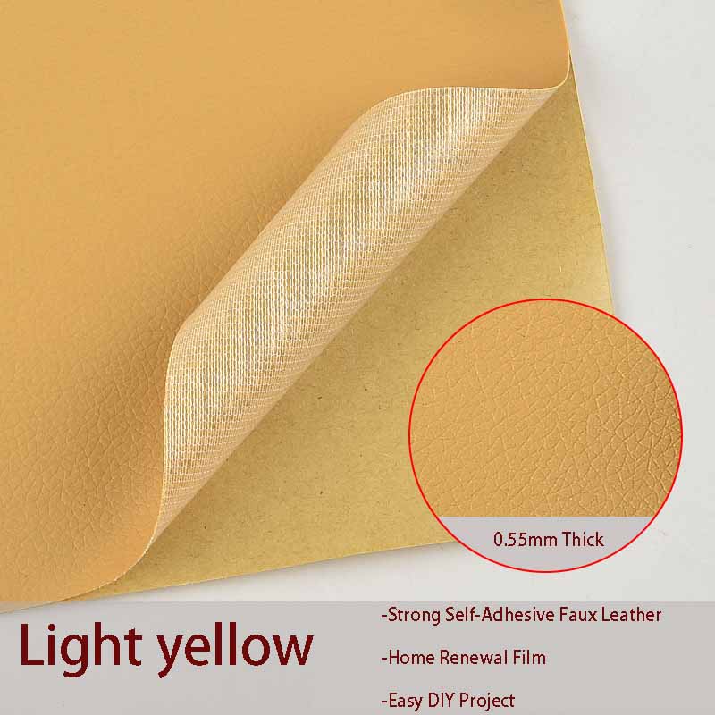 Instant Furniture Repair Film - Strong Self-Adhesive Faux Leather for DIY Sofa Restoration Furniture Resurfacing Resistant Renewal